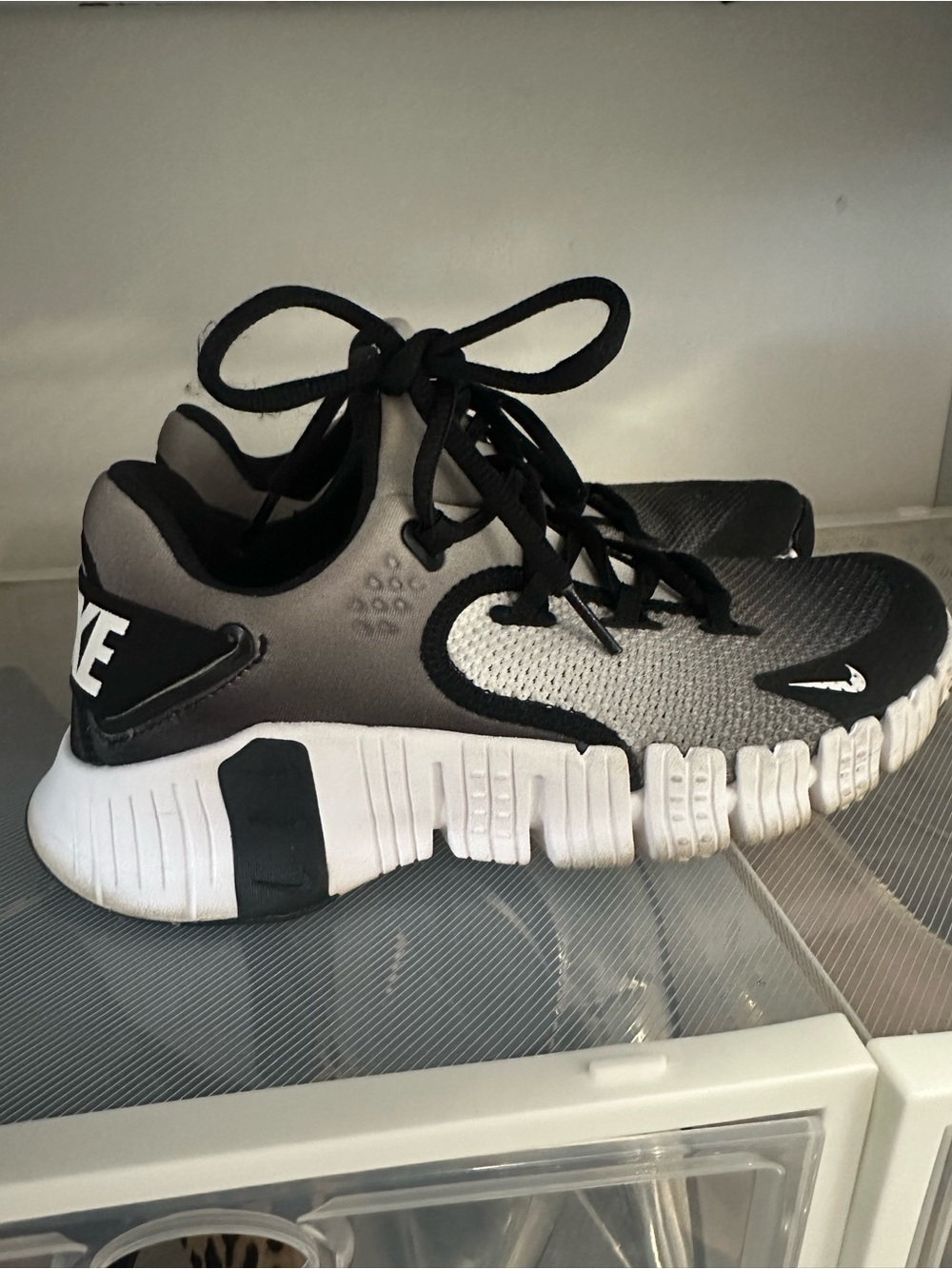 Nike Metcon 6 Black & Gray Gradient Knit - Picture 3 of 6